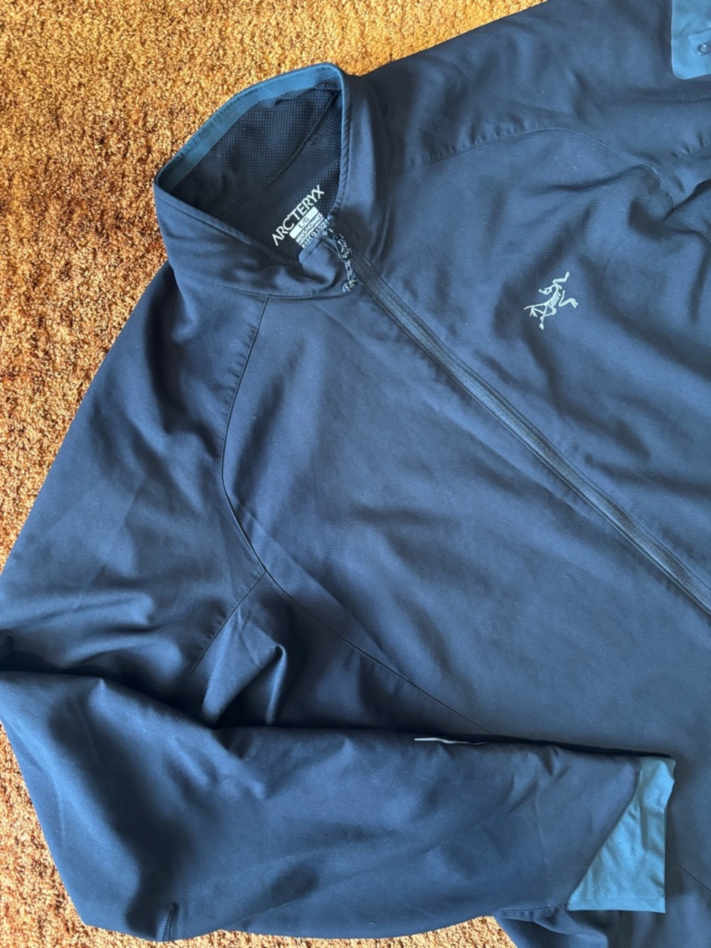 Arc'teryx Black Lightweight Zip-Front Jacket